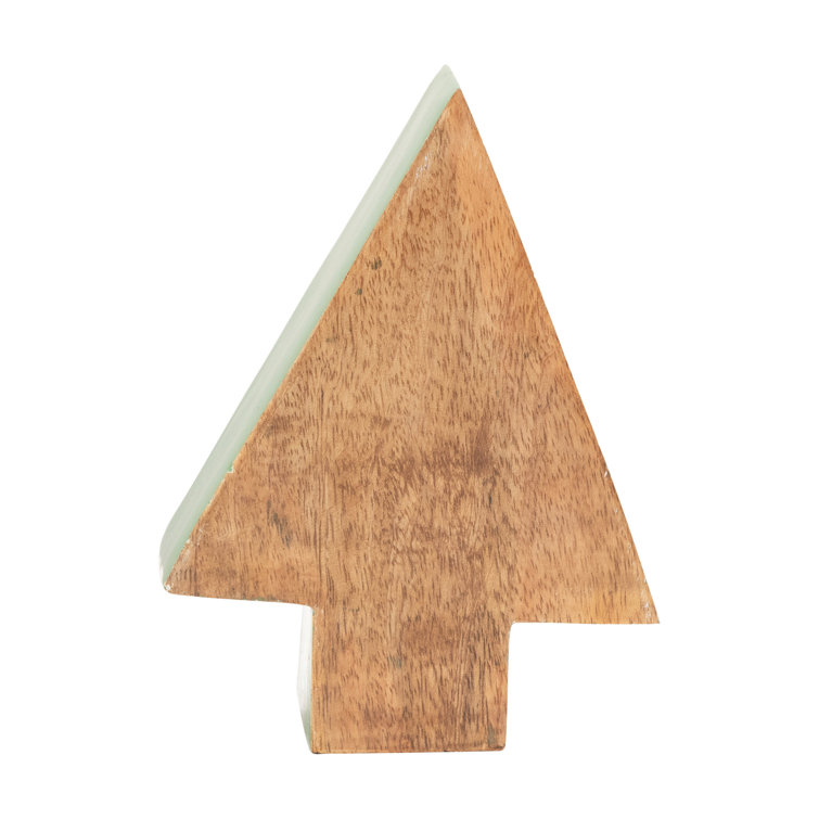 The Holiday Aisle® Mango Wood Christmas Tabletop Tree Wayfair Canada